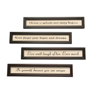 美式文字背景墙上面装饰创意现代简约壁画北欧风格轻奢挂画免打孔