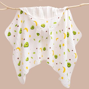 全棉纯棉儿童浴巾斗篷浴袍可穿式纯棉婴儿超软全棉宝宝带帽披风