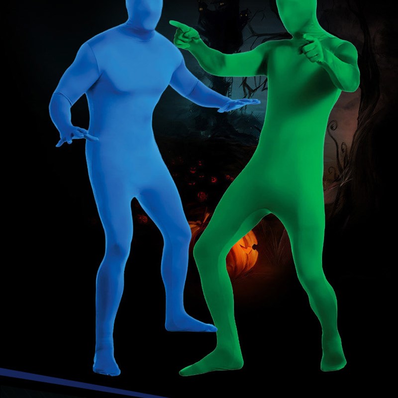 万圣节COS连体紧身衣成人隐身衣化妆舞会儿童舞台表演黑衣人服装