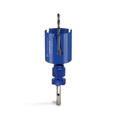 拜恩工具快速脱料开孔器连接杆手电钻扩孔器木工快拆合金打孔钻孔