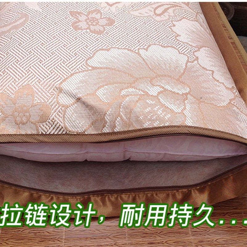 夏天单双人枕套夏季凉席竹席藤席加长枕头套枕席片1.2/1.5米1.8m