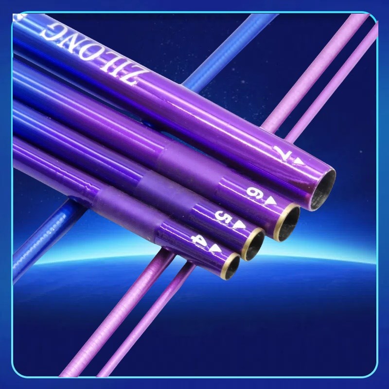 虾道RS2 紫珑钓虾杆12/15/18/21米4定位中硬调钓虾竿 超轻量
