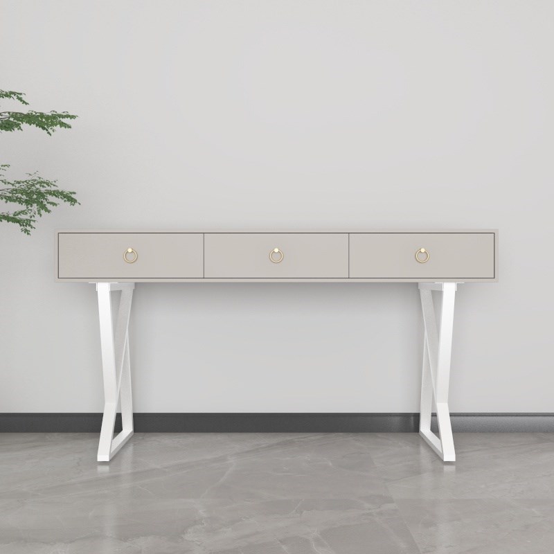 金属桌腿支架铁艺桌脚电脑桌支撑书桌架子岩板大理石茶几底座定制