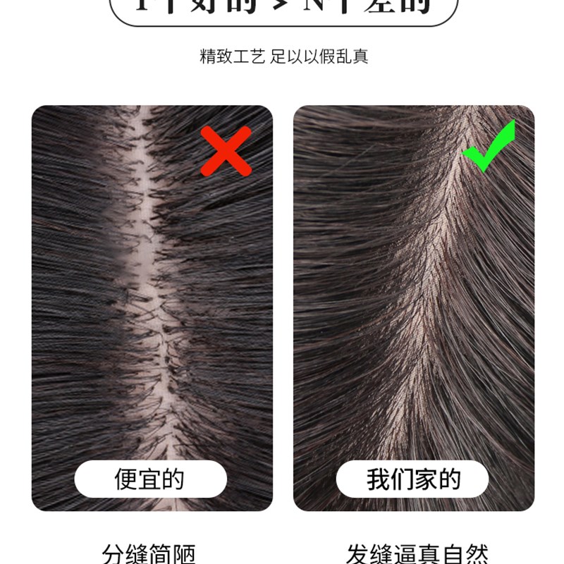 真发全真人发假发女短发自然全头套式时尚网红锁骨发波波头假发套