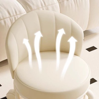 30厘米加高款 万向轮旋转小矮凳子 靠背凳子 滑轮矮凳