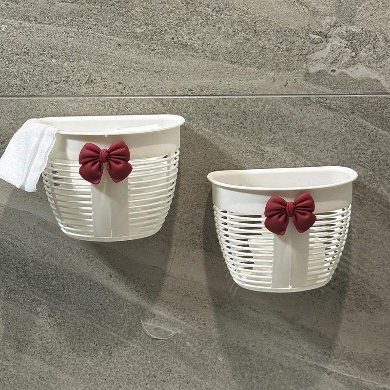 个性创意废弃回收洗脸巾收纳盒壁挂卫生间洗手台浴室擦脸巾置物架