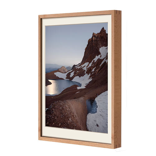 桃相框定制画框装裱实木国画拼图海报字卡纸挂墙 E型