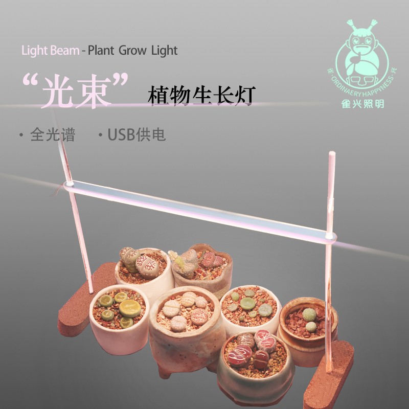 光束植物补光家用上色全光谱LED植物生长灯室内花卉仿太阳生长灯