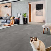 侘寂风通体微水泥瓷砖 客卧室防滑地砖 厨卫墙砖