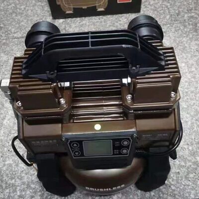 铁成无刷变频空压机压小型泵无油静音木工喷漆工业级便携式