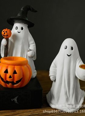 万圣节荡秋千幽灵挂件装饰场地布置道具吊鬼恶魔幽灵挂件鬼节礼品