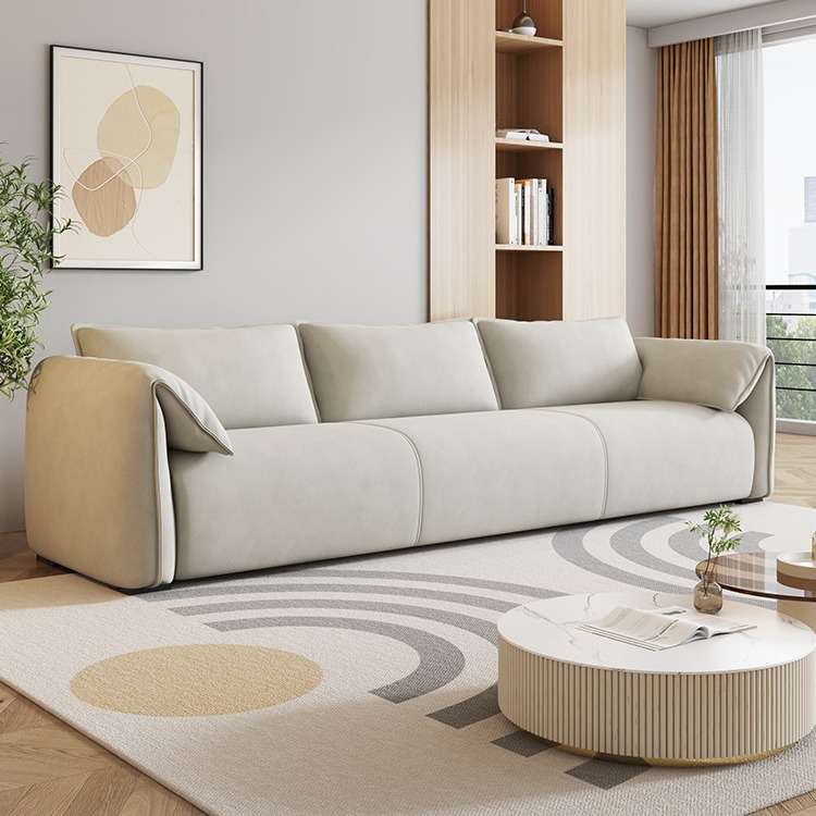 佛山家具大象耳朵沙发现代简约科技布艺猫抓客厅小户型豆腐块沙发