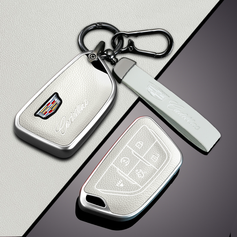 适用凯迪拉克ct5钥匙套2024款女士ctD6车ct4高级壳xt5男xt4全包扣