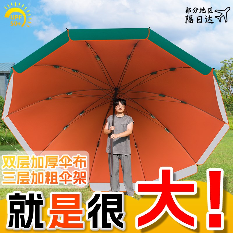 遮阳伞大型户外摆摊专用雨伞太阳伞F大伞庭院伞做生意的商用定制