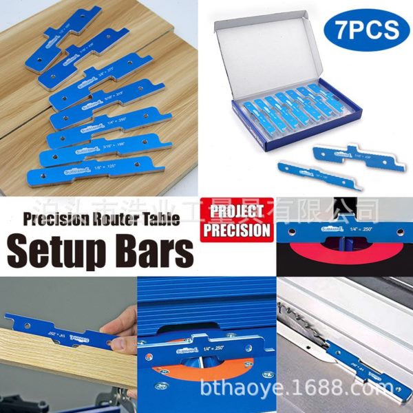 电锯度规 凹槽量规 木工电木铣台锯量规 多功能量规 setup bar