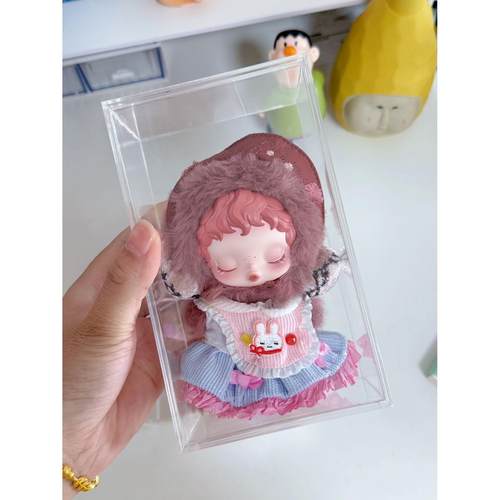 sp光织园收纳盒搪胶挂件冬日乐章展示盒透明防尘保护盒子