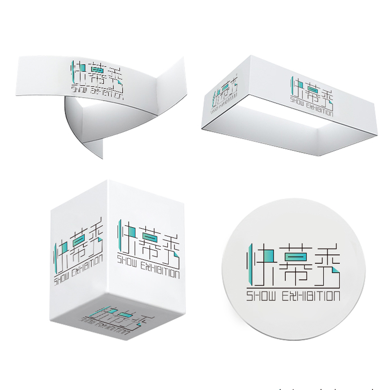 快幕秀吊环异型展架工厂商场活动会议会展折叠布套方形圆形展示架