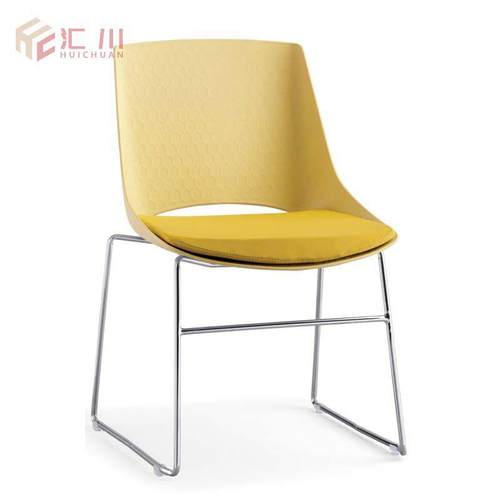 简约会议椅塑胶座椅新闻椅培训教室椅接待椅休闲洽谈椅