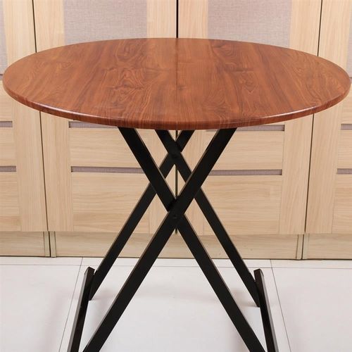 吃饭桌70/90/圆桌子餐桌家用简易120cm小户型租房折叠家用80/100/