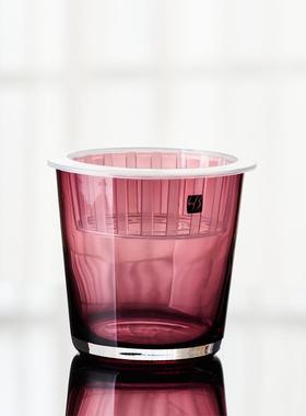 T型水培花桶玻璃花瓶郁金香风信子高质感水培花器家居摆件