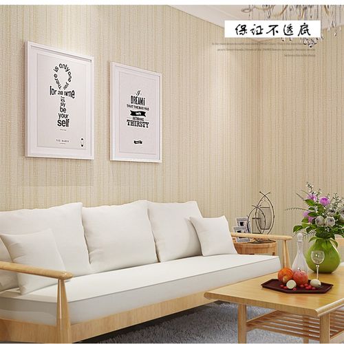 加厚亚麻自粘无纺布墙纸环保温馨卧室客厅背景儿童房家用自贴壁纸