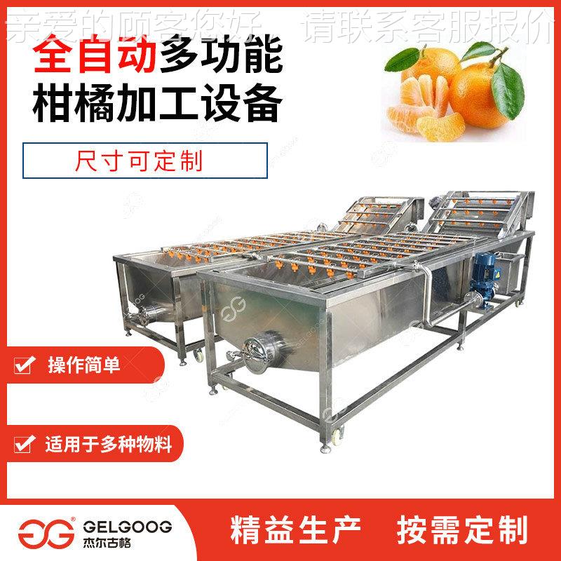 蔬果清洗械 食品厂洗水果GWM流水线金设备 蜜桔洗果机机 桔清洗机