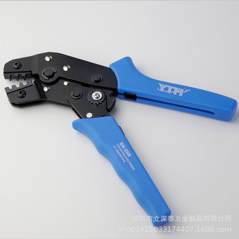 SN-28B压线钳 3.96插塞插簧冷压风扇电脑电源端子欧式端子压线钳