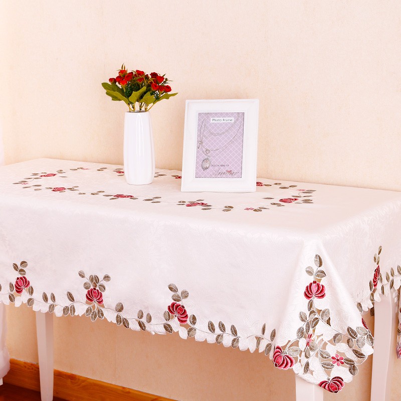 欧式餐桌a布长条桌贡缎茶几布美甲梳妆台桌布盖布书桌写字台防尘