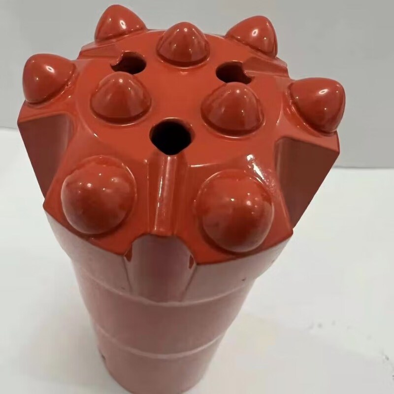 定制贵钢b414345R32Q9螺纹球齿矿山隧道液压凿岩台车钻头41R32Q7