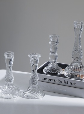 法式田园风装饰摆件烛台