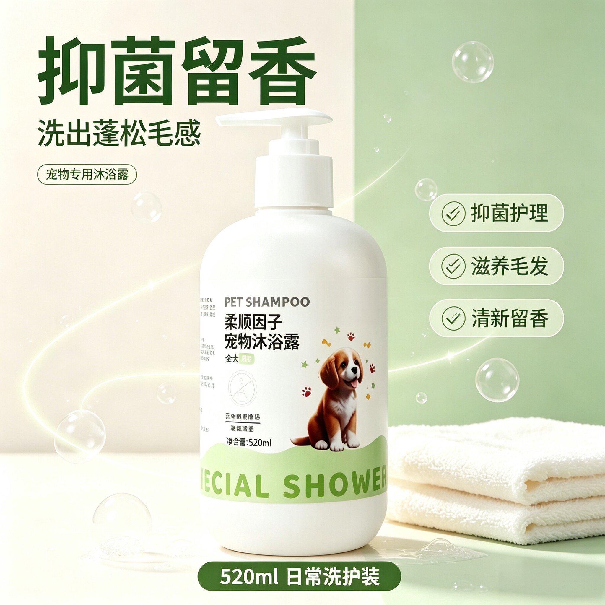 狗狗沐浴露抑菌除臭持久留香泰迪比熊小狗洗澡宠物专用香波浴液