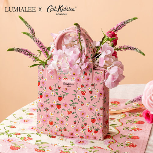 CathKidston草莓印花陶瓷花瓶子