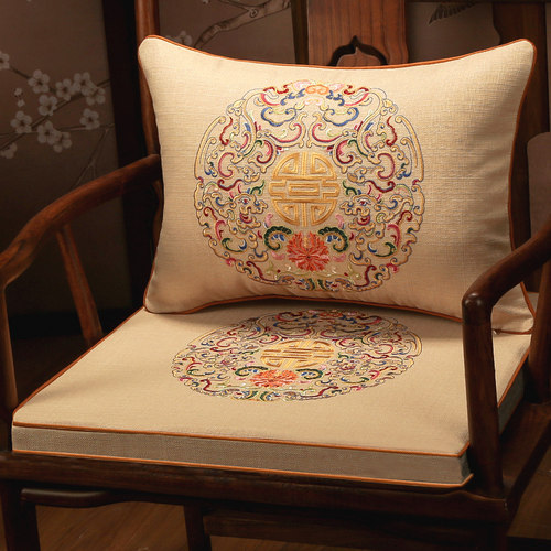 中式天然椰棕椅垫红木沙发坐垫实木茶桌椅餐椅圈椅子垫硬座垫定制