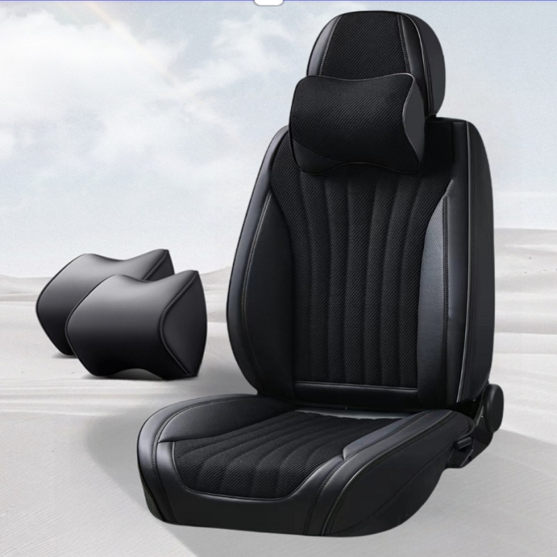 9D全包围汽车座套亚麻布艺夏季专用汽车坐垫四季通用座套车座椅套
