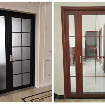 厕所玻璃门浴室钛镁铝合金子母门双开门厨房门阳台玻璃门扇钢化