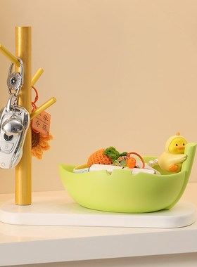 创意趣味小黄鸭入户钥匙收纳玄关摆件客厅家居装饰品乔迁新居礼物