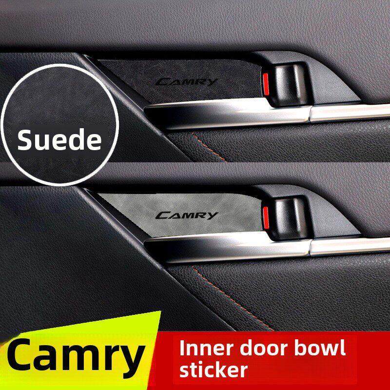 18-24第八和第九代丰田凯美瑞改装内部门把手内门碗贴纸门槽过山