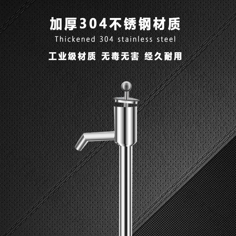 不锈钢油抽大号手动抽油器手拉式抽油泵200L升油桶吸水器油抽子