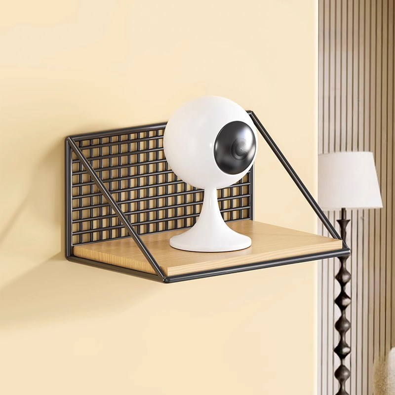 摄像头室内室外支架免打孔监控机架家用墙上置物架路由器放置架子