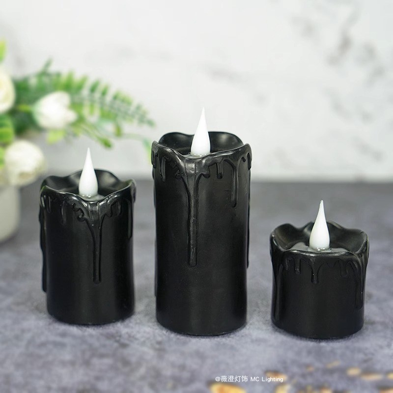 遥控充电迷你蜡面仿真电子蜡烛灯浪漫求婚表白生日场景布置装饰