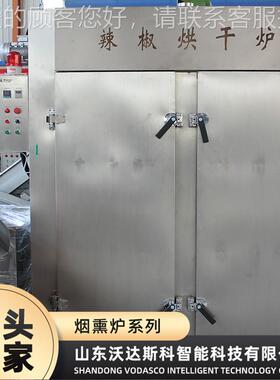 鸡鸭鹅熏肉制KBH品烟熏炉 腊猪头肉蒸烘烤箱 全自鸡动架糖上色煮