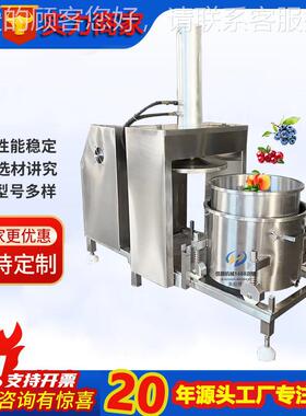 口果感柔和蓝莓树莓汁提取设备 果汁大型压挤NDO榨汁机 柚子茶榨