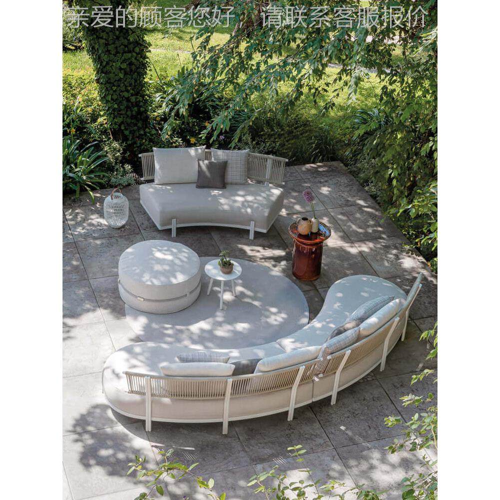 户外绳编发藤编院防雨防晒家弧具露天阳台庭室内花园整装沙形14藤,住宅家具,户外沙发,淘宝优惠券,粉丝福利购,淘宝优惠卷