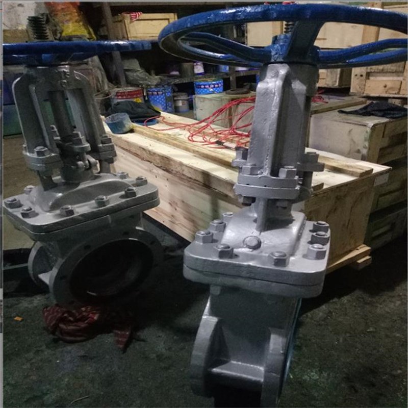 LXLZ71Hg-40C 铸钢对夹排渣闸阀  DN150 电动两项流对夹排渣闸阀