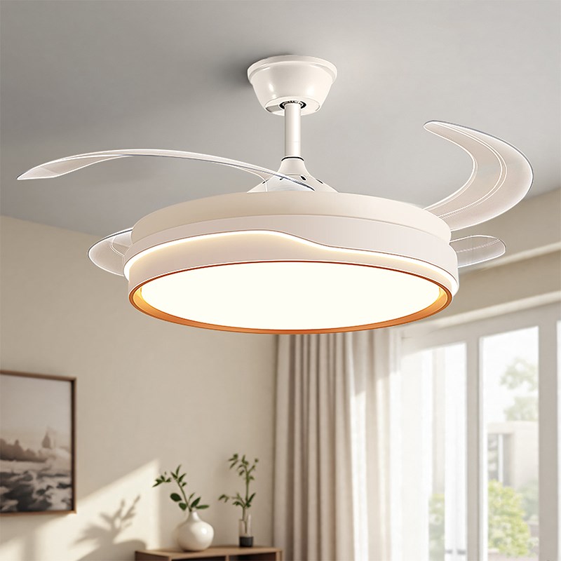 风扇灯电扇灯简约静音变频智能语音APP控制客厅餐厅吊灯照体
