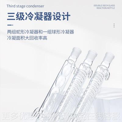 东晟 馏玻1璃精馏实验室精柱磁力BGE搅拌器塔精馏釜蒸馏提纯反应0