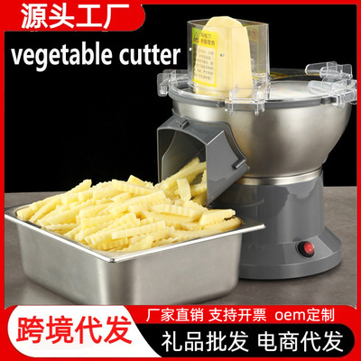 Slitting machine切条机电动狼牙直条土豆切条机切薯条推条机跨境