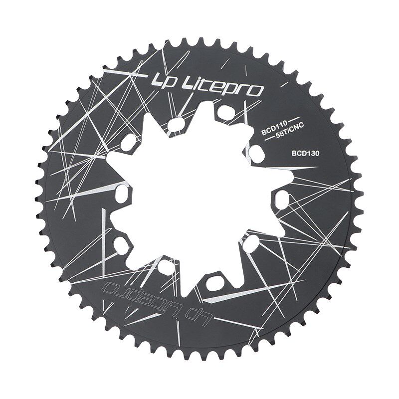 LP litepro折叠车130BCD椭圆盘52 54 56 60T公路车110BCD牙盘单盘