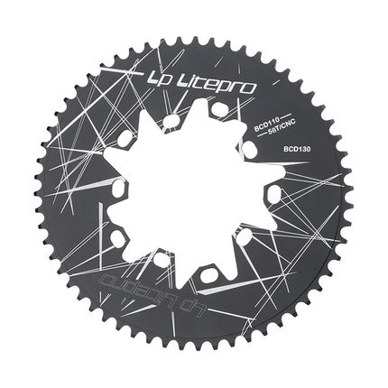 LP litepro折叠车130BCD椭圆盘52 54 56 60T公路车110BCD牙盘单盘