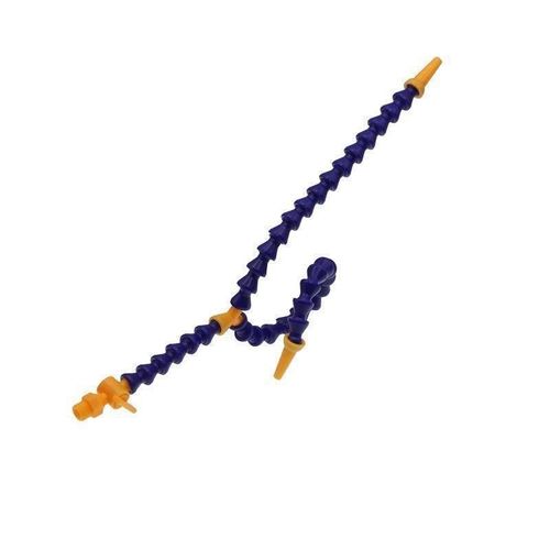 替代机床塑料冷却管分n叉Y型 w双头车床万向竹节蛇形水管POM调节